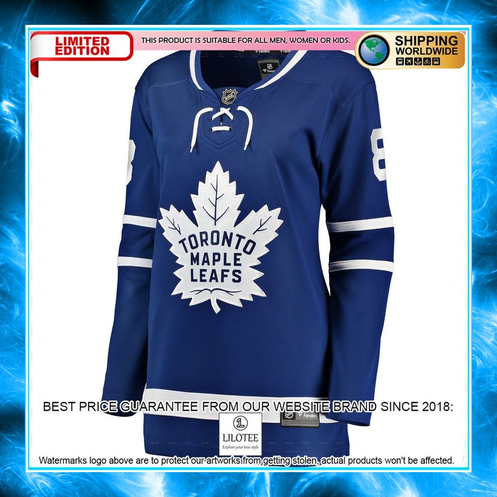 jake muzzin toronto maple leafs womens blue hockey jersey 2 293