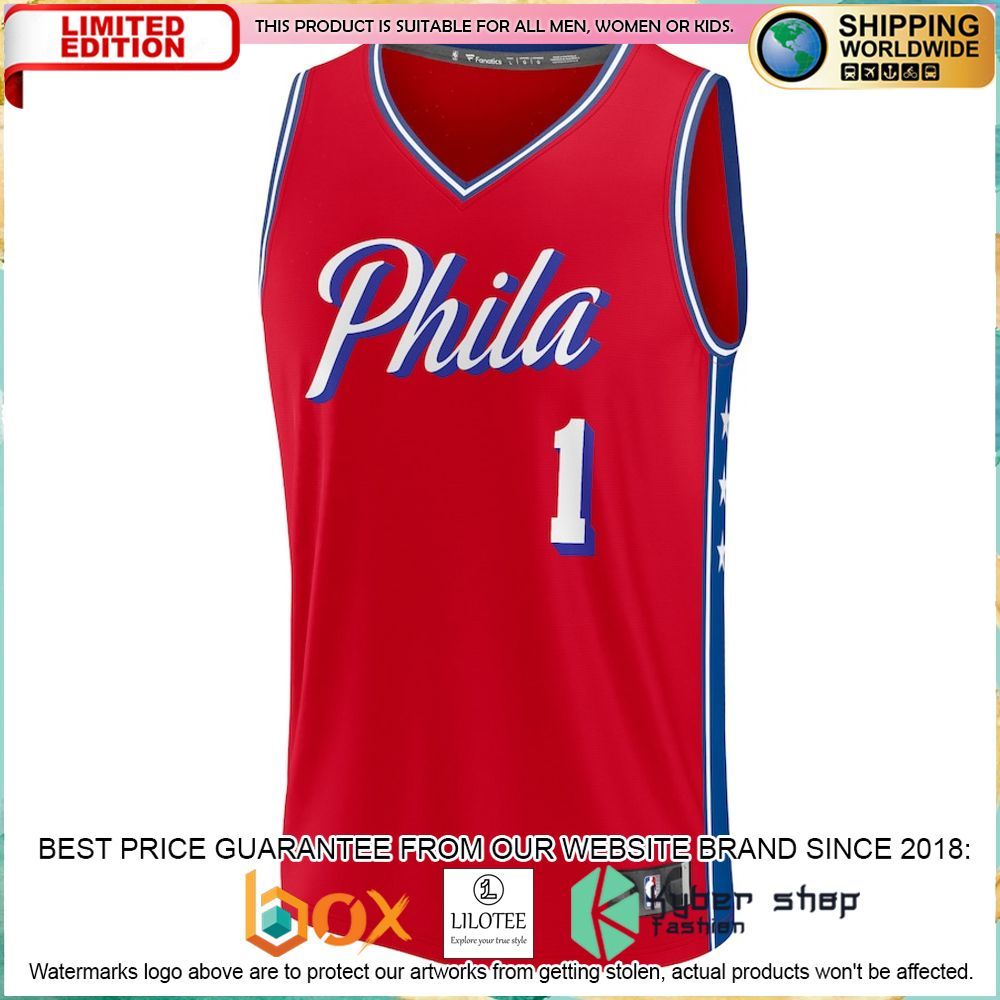 james harden philadelphia 76ers 2022 23 red basketball jersey 2 651