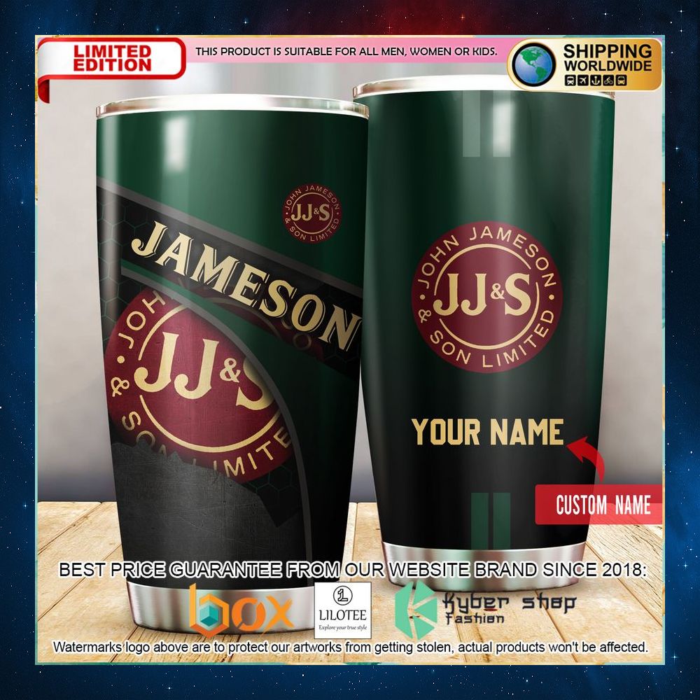 jameson irish whiskey your name green tumbler 1 760