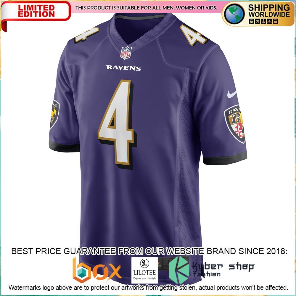 jason pierre paul baltimore ravens nike home purple football jersey 2 886