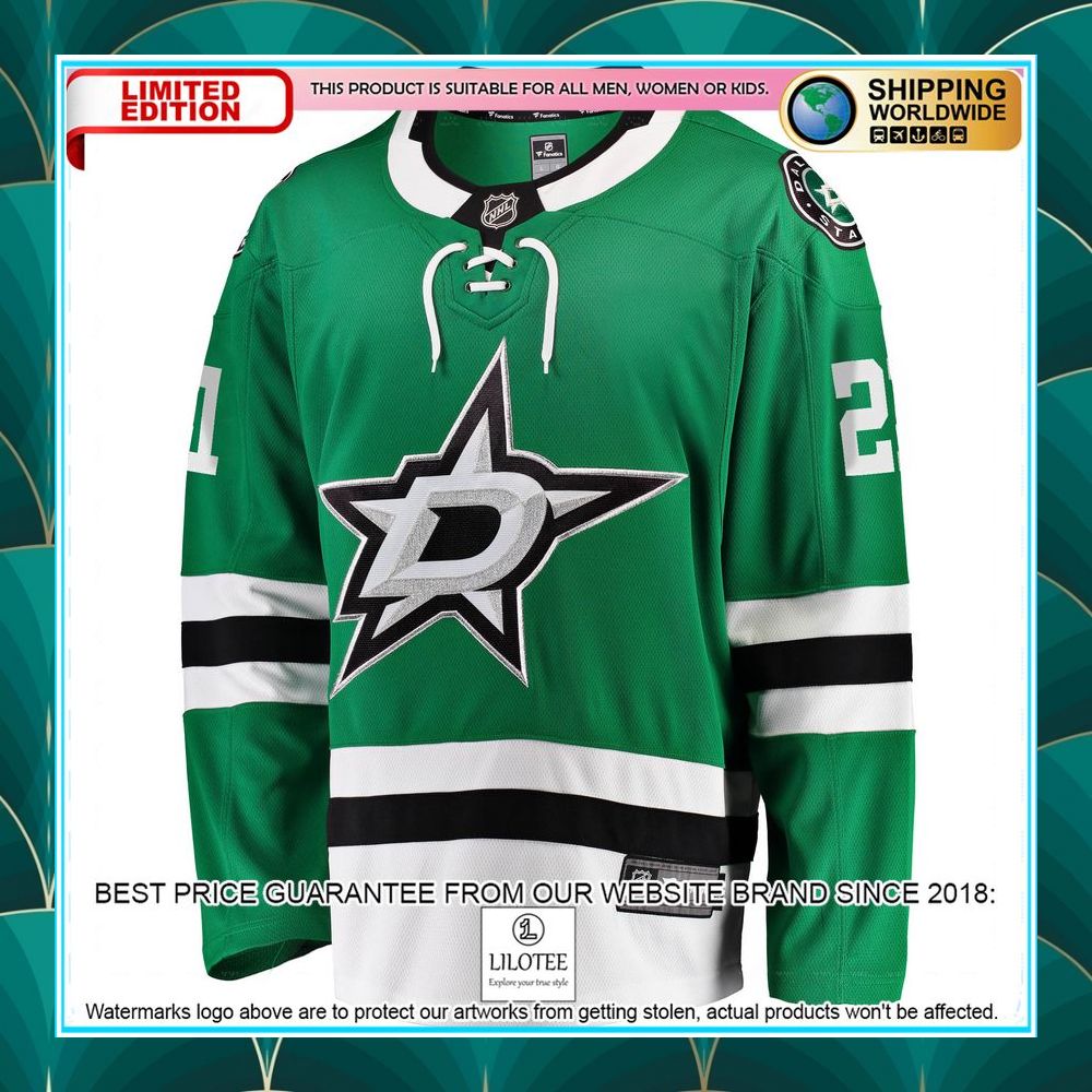 jason robertson dallas stars 2017 18 home replica kelly green hockey jersey 2 664