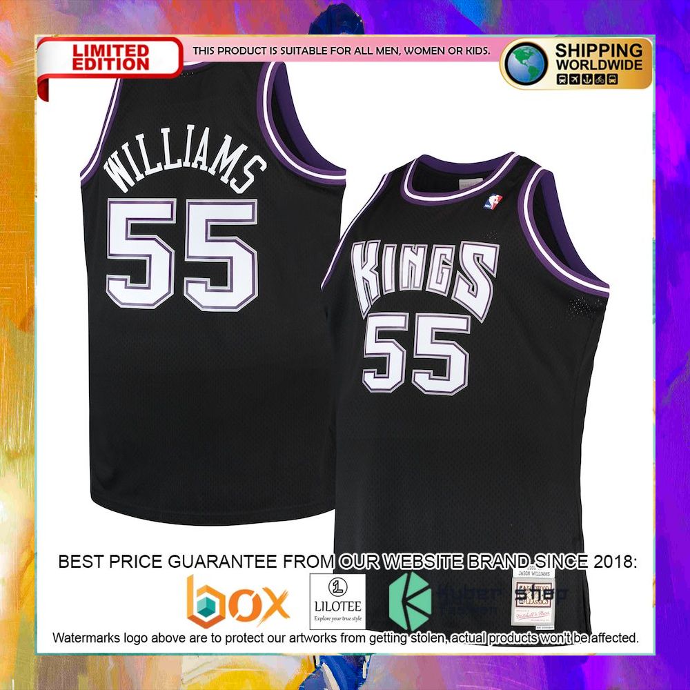 jason williams sacramento kings big tall 2000 01 black basketball jersey 1 210