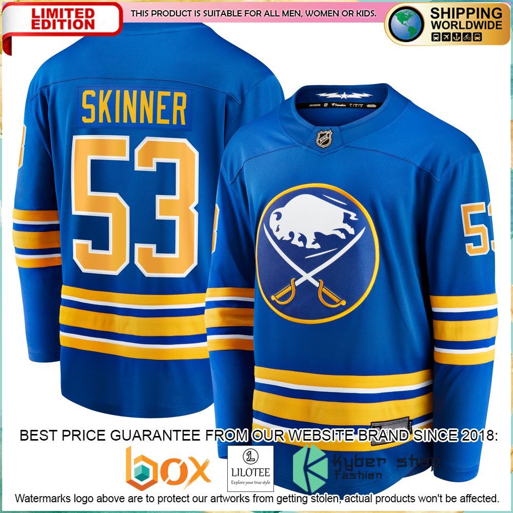 jeff skinner buffalo sabres royal hockey jersey 1 874