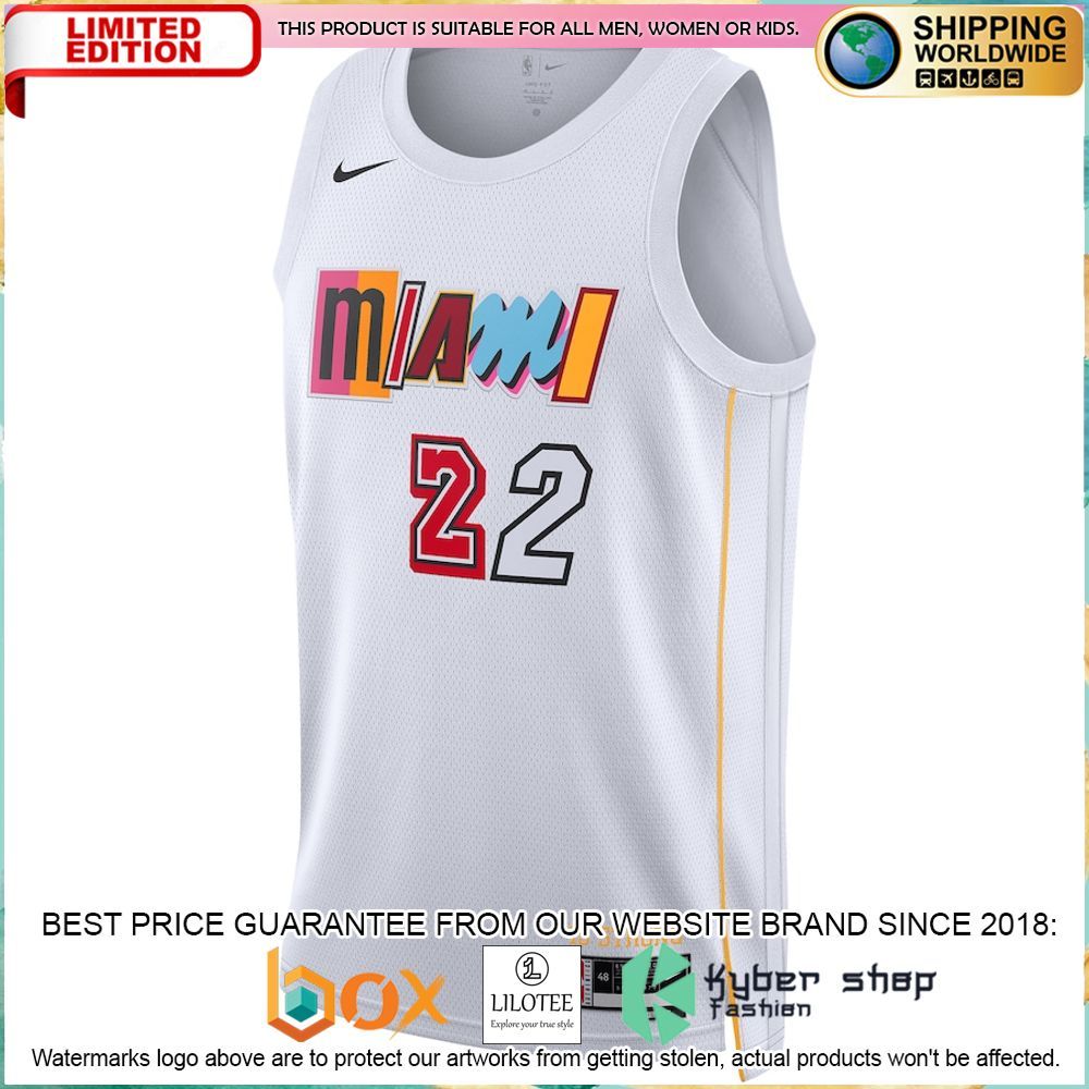 jimmy butler miami heat nike 2022 23 white basketball jersey 2 764