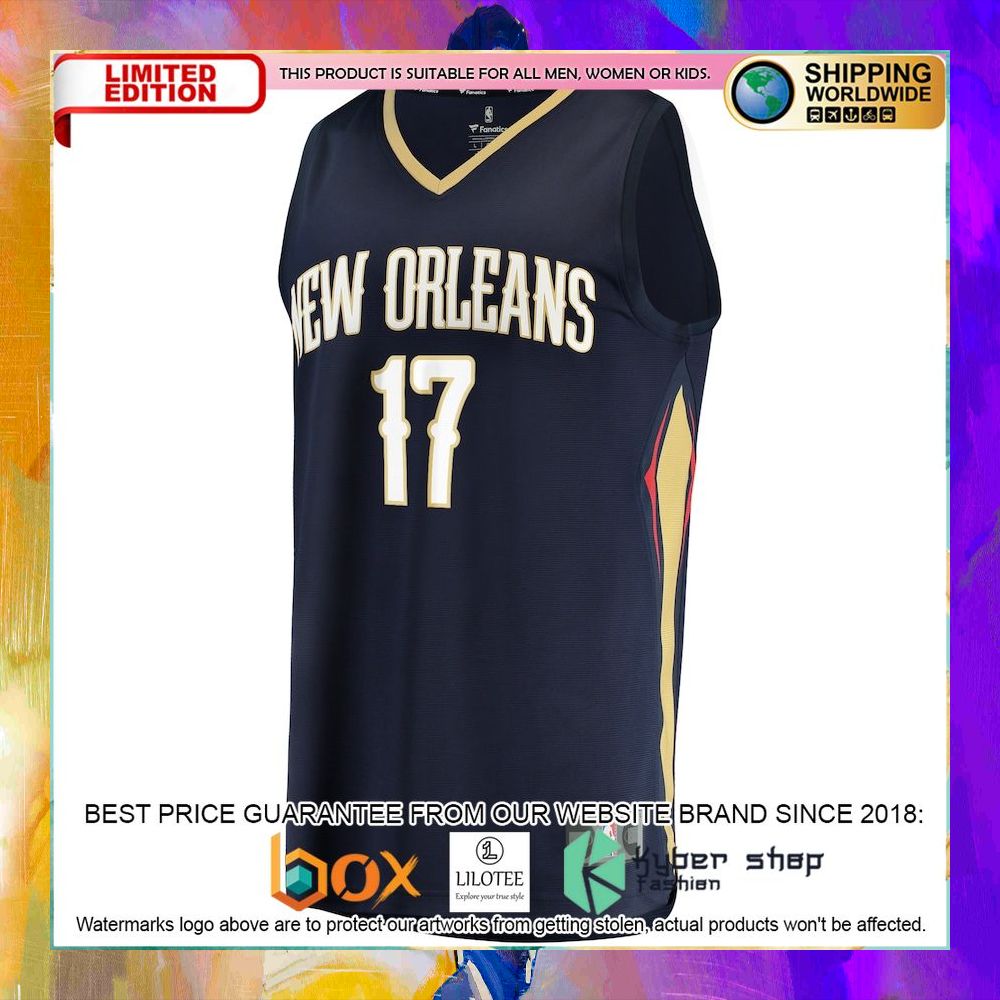 jonas valanciunas new orleans pelicans 2021 22 navy basketball jersey 2 72