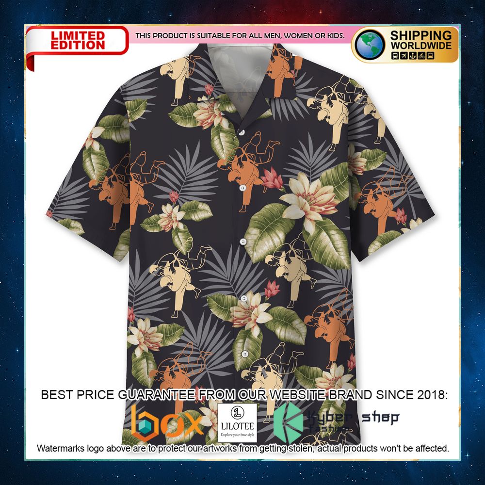 judo tropical hawaiian shirt 1 745