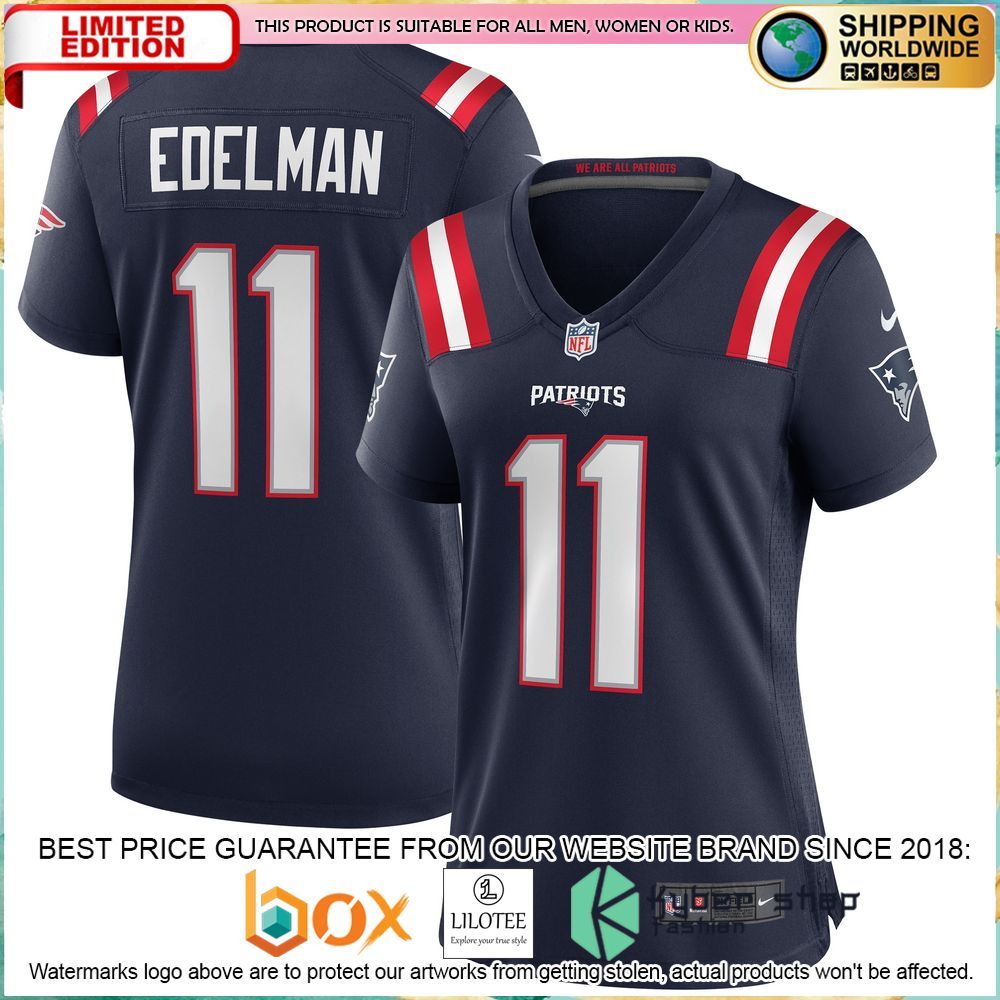 Julian Edelman New England Patriots Nike Women's White Football Jersey - LIMITED EDITION 5 julian edelman new england patriots nike womens white football jersey 5 705