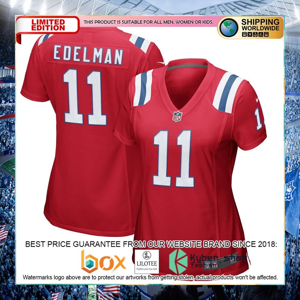 Julian Edelman New England Patriots Nike Women's White Football Jersey - LIMITED EDITION 12 julian edelman new england patriots nike womens white football jersey 6 66