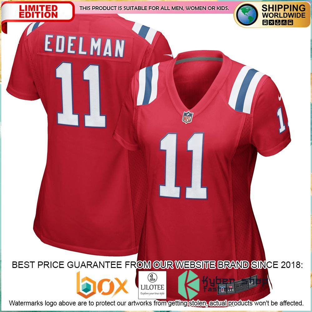 Julian Edelman New England Patriots Nike Women's White Football Jersey - LIMITED EDITION 6 julian edelman new england patriots nike womens white football jersey 6 791