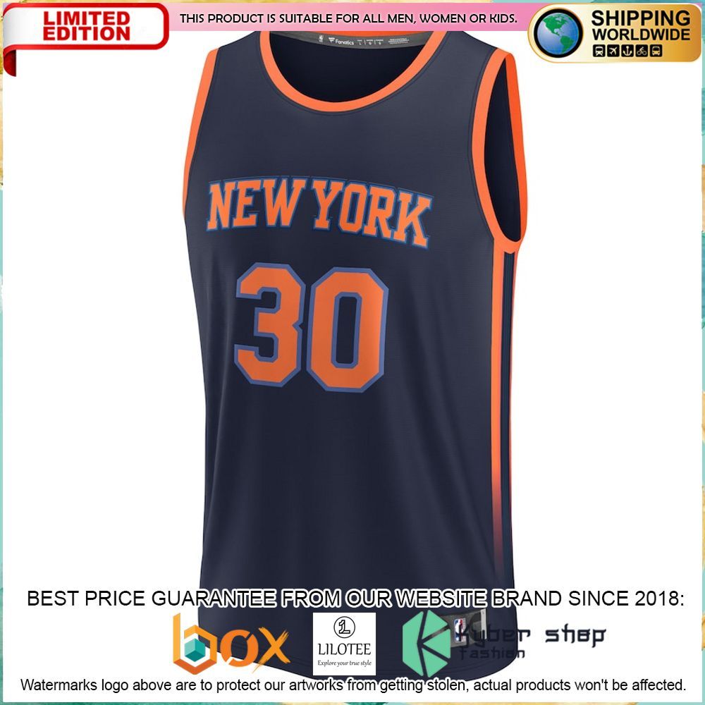 julius randle new york knicks 2022 23 navy basketball jersey 2 739