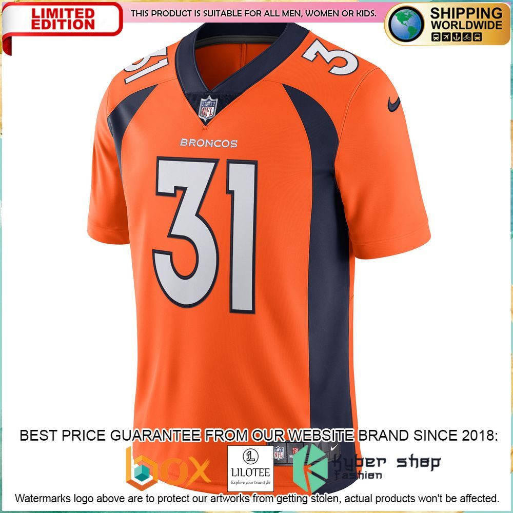 justin simmons denver broncos nike vapor orange football jersey 2 509