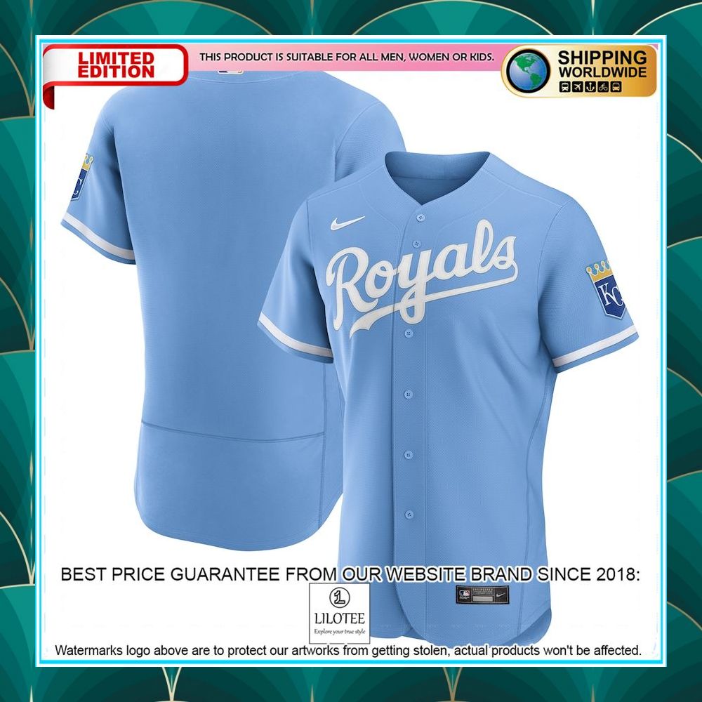 kansas city royals nike 2022 alternate light blue baseball jersey 1 964