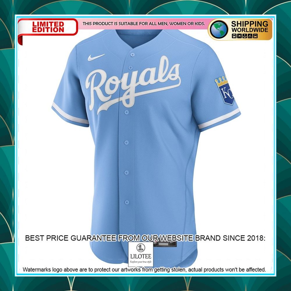 kansas city royals nike 2022 alternate light blue baseball jersey 2 928