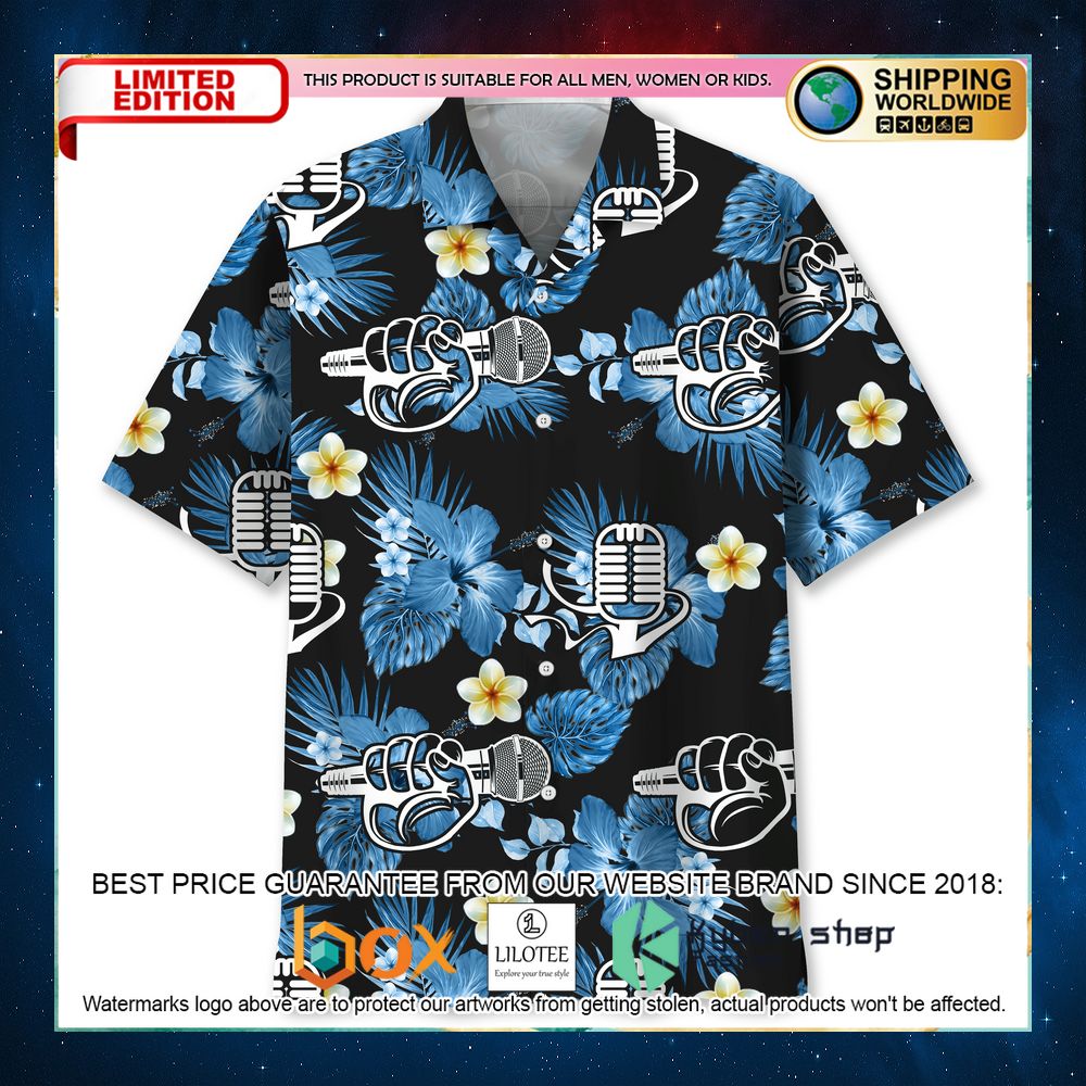 karaoke nature hawaiian shirt 1 780