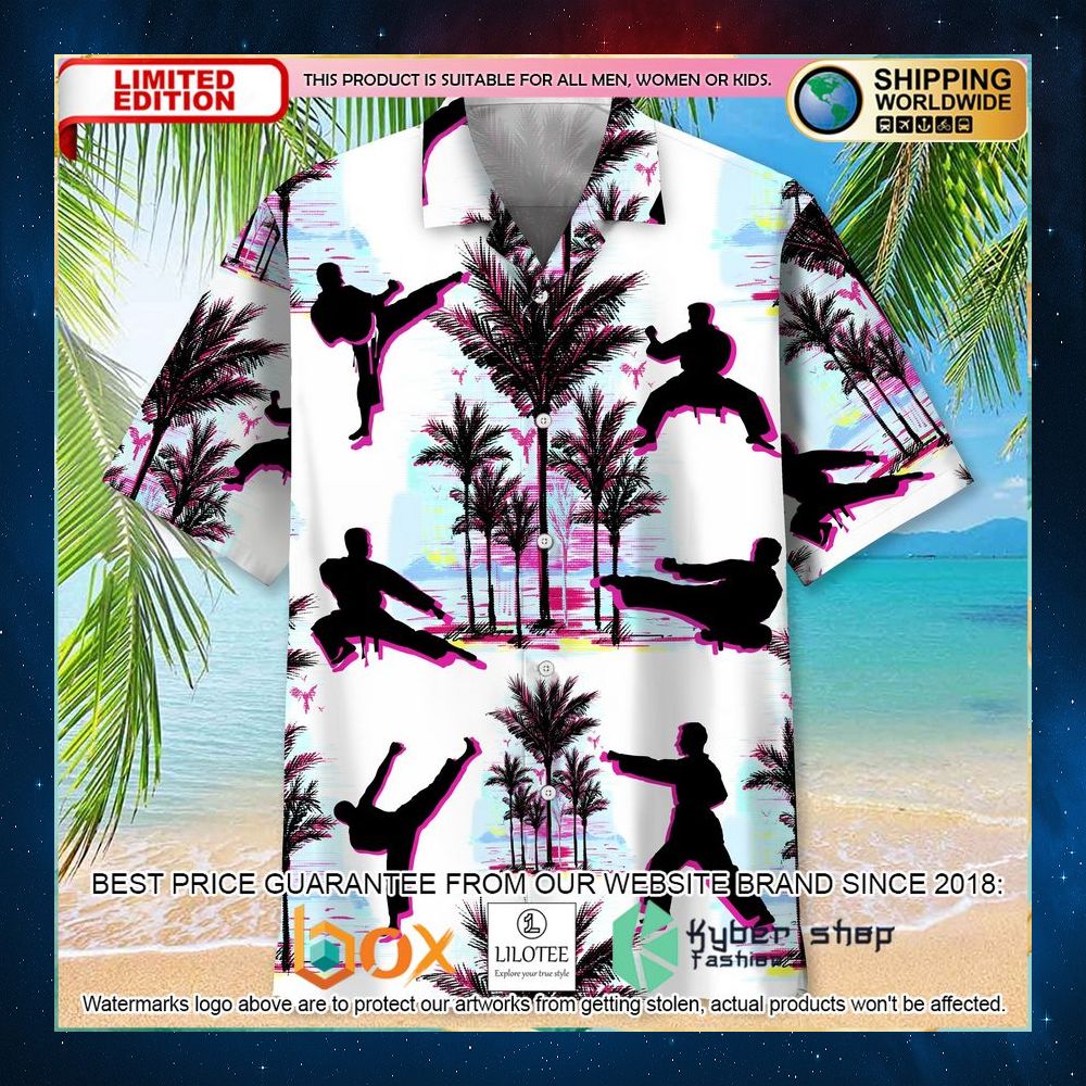 karate abstract hawaiian shirt 2 709
