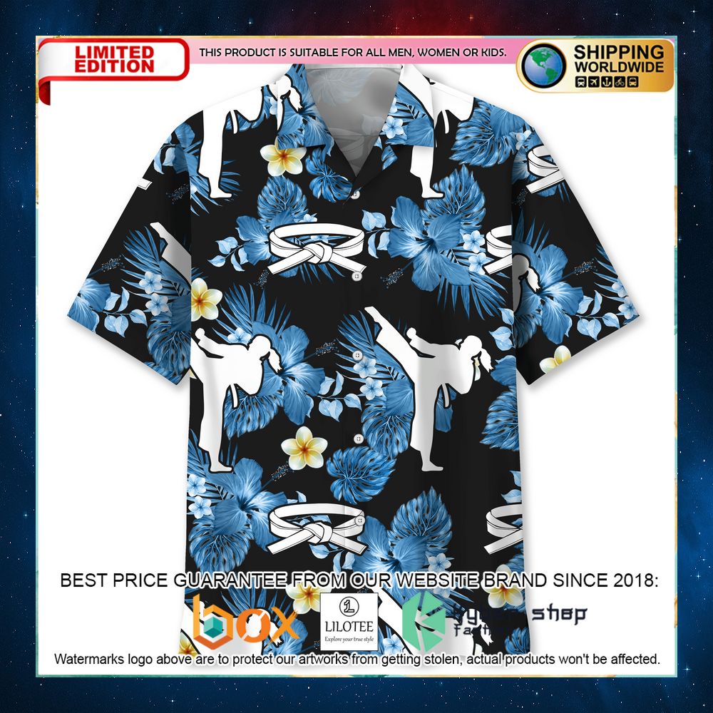 karate nature hawaiian shirt 1 146