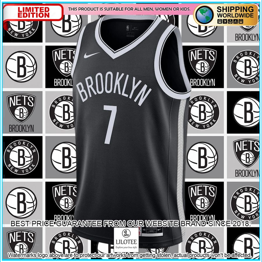 Kevin Durant Brooklyn Nets Nike 2020-21 Black Basketball Jersey - LIMITED EDITION 5 kevin durant brooklyn nets nike 2020 21 black basketball jersey 5 193