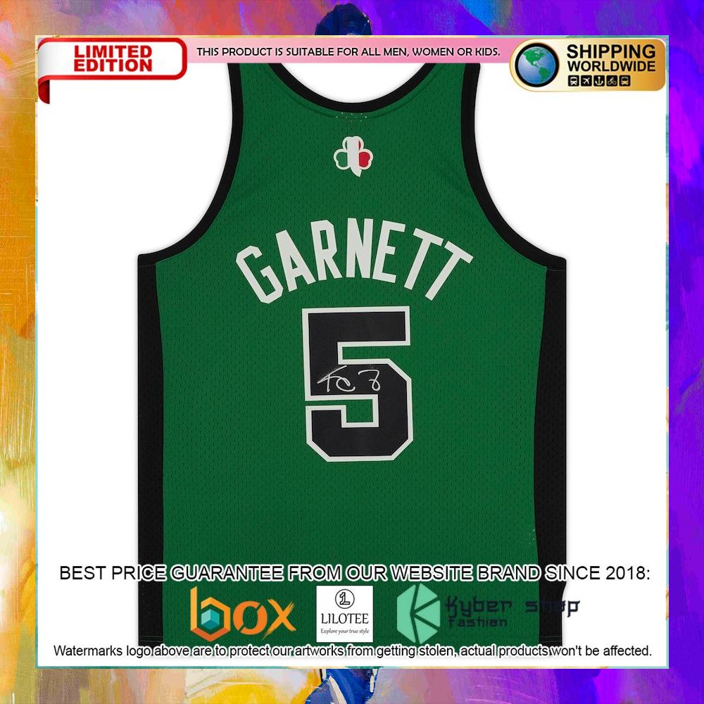 kevin garnett boston celtics 2007 08 italy basketball jersey 2 729