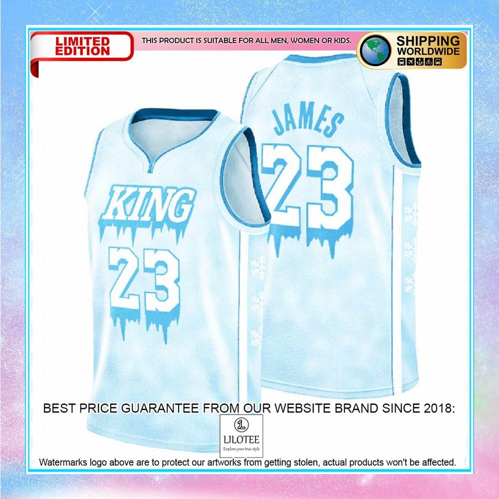 king james icy basketsball jersey 1 433