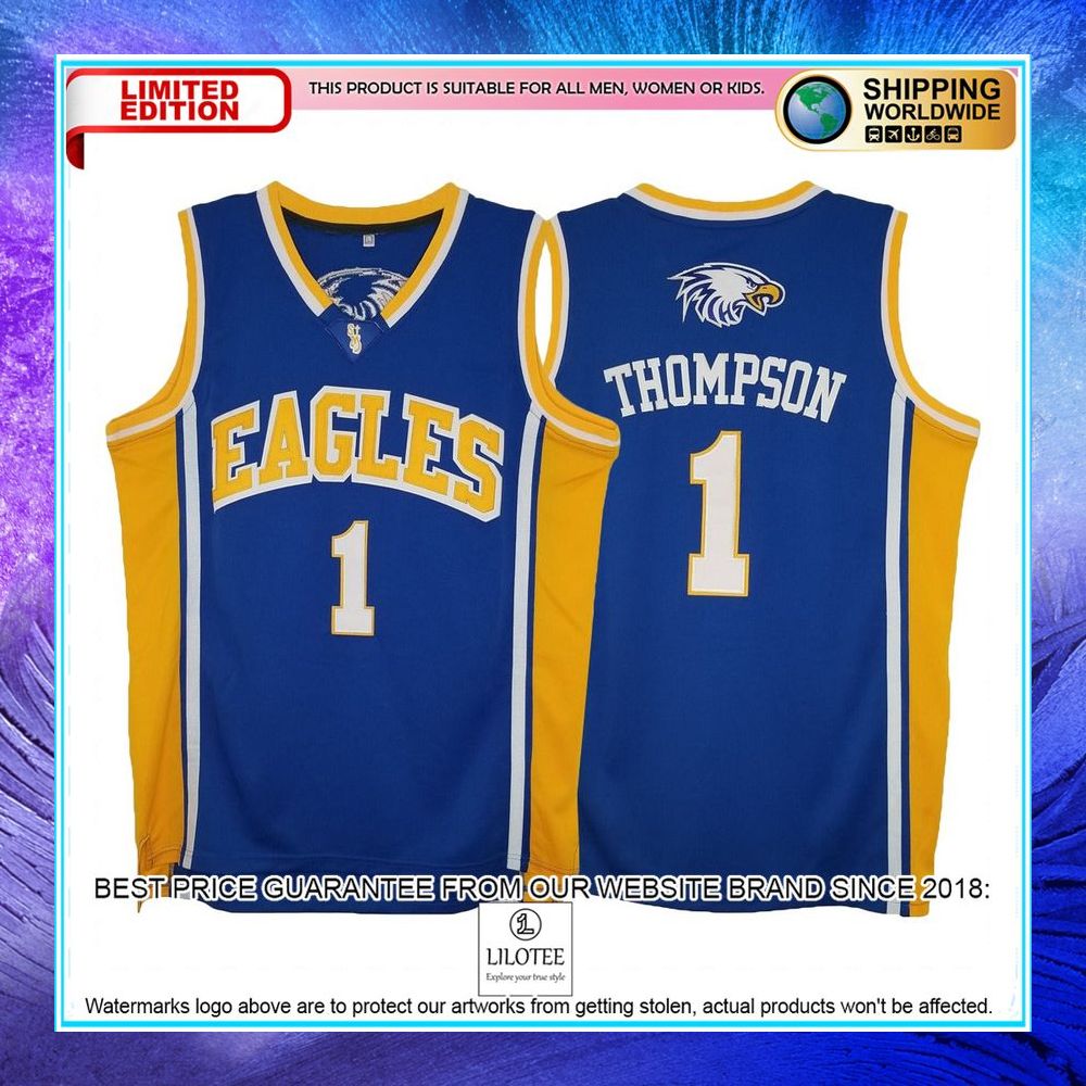klay thompson eagles high school basketball jersey 1 526