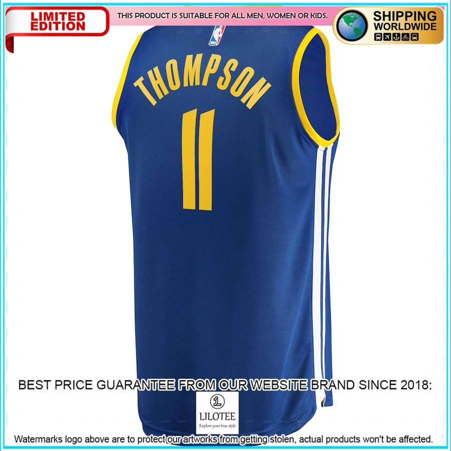 Klay Thompson Golden State Warriors Youth Player Team Royal Basketball Jersey - LIMITED EDITION 3 klay thompson golden state warriors youth player team royal basketball jersey 3 643