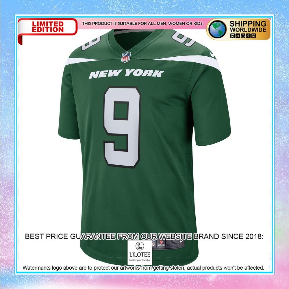 kwon alexander new york jets gotham green football jersey 2 961