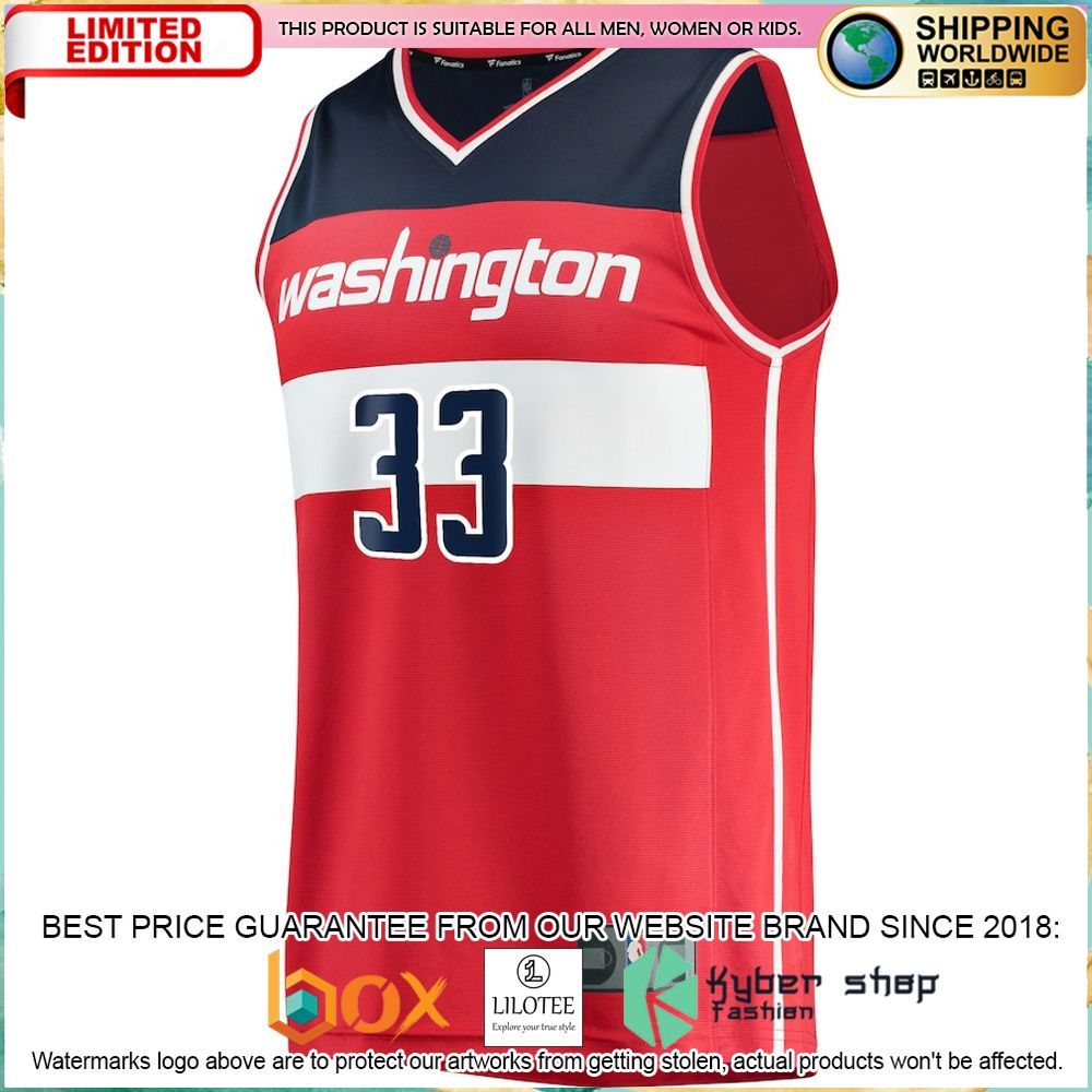 Kyle Kuzma Washington Wizards 2022 23 Red Basketball Jersey - LIMITED EDITION 5 kyle kuzma washington wizards 2022 23 red basketball jersey 2 561