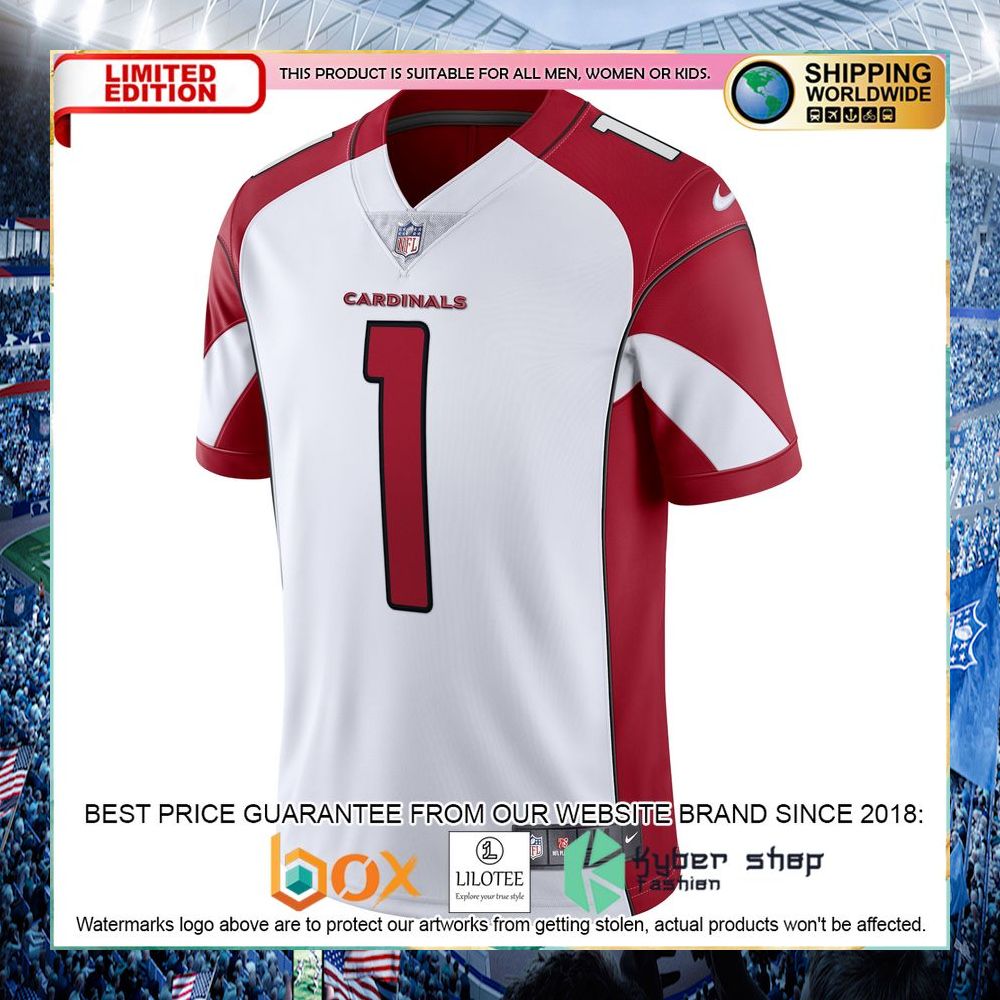 Kyler Murray Arizona Cardinals Nike Vapor White Football Jersey - LIMITED EDITION 8 kyler murray arizona cardinals nike vapor white football jersey 2 518