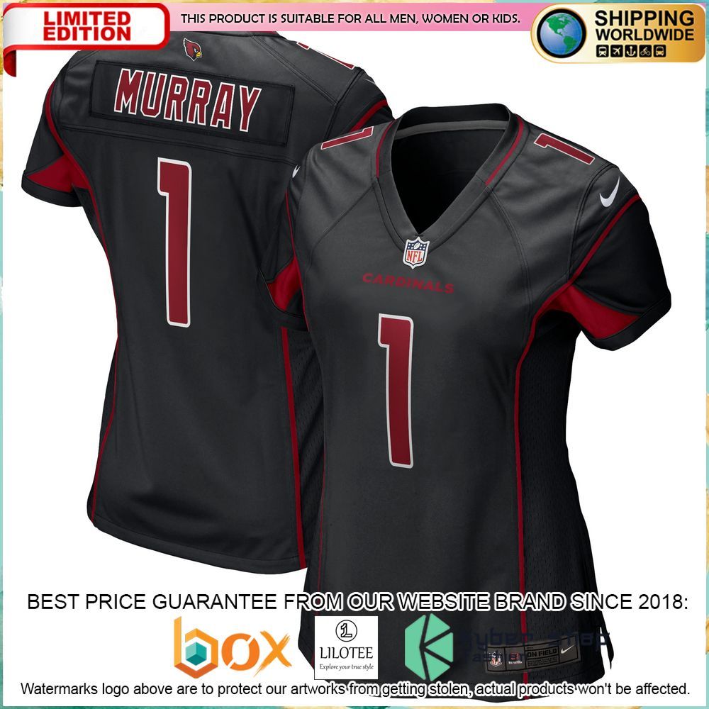 kyler murray arizona cardinals nike womens alternate black football jersey 1 446