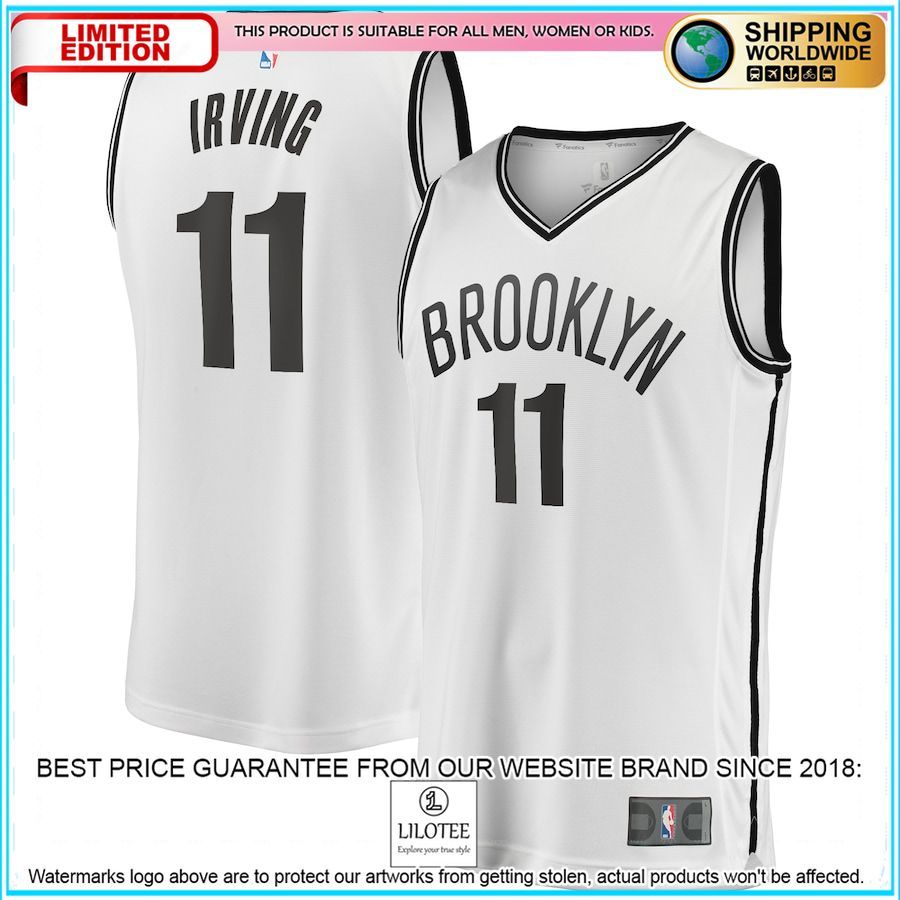 kyrie irving brooklyn nets 2019 player movement white basketball jersey 1 393