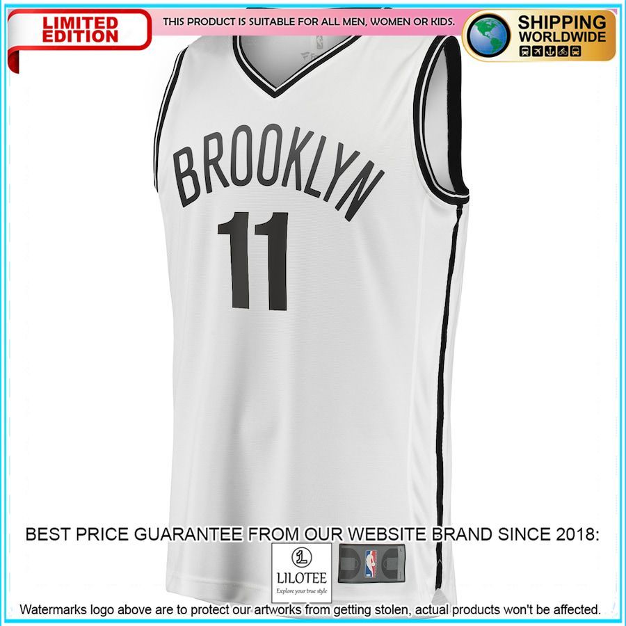kyrie irving brooklyn nets 2019 player movement white basketball jersey 2 929