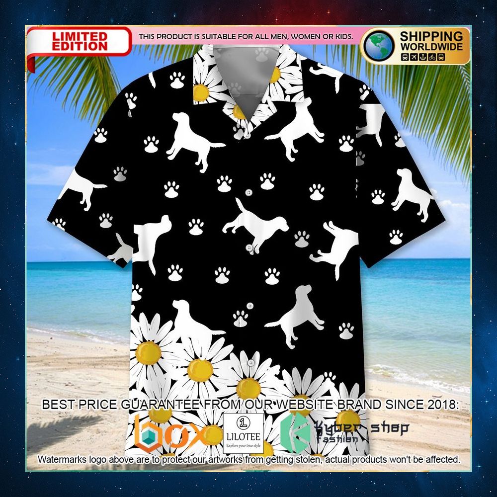 labrador daisy hawaiian shirt 2 547