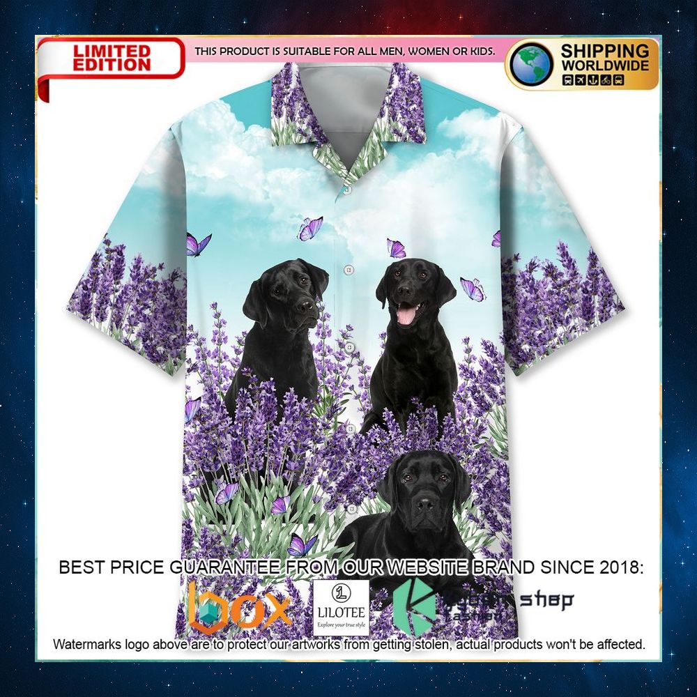 labrador lavender hawaiian shirt 1 967
