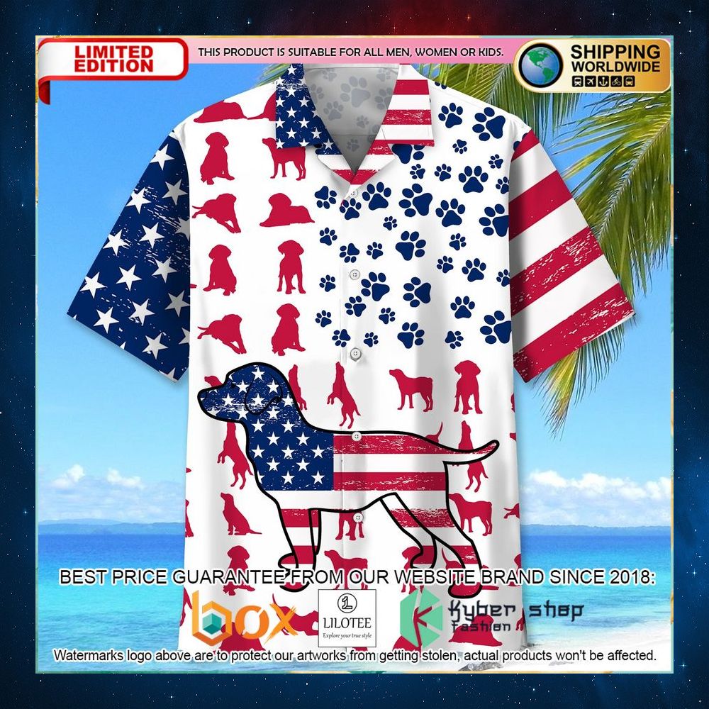 labrador us flag hawaiian shirt 2 432