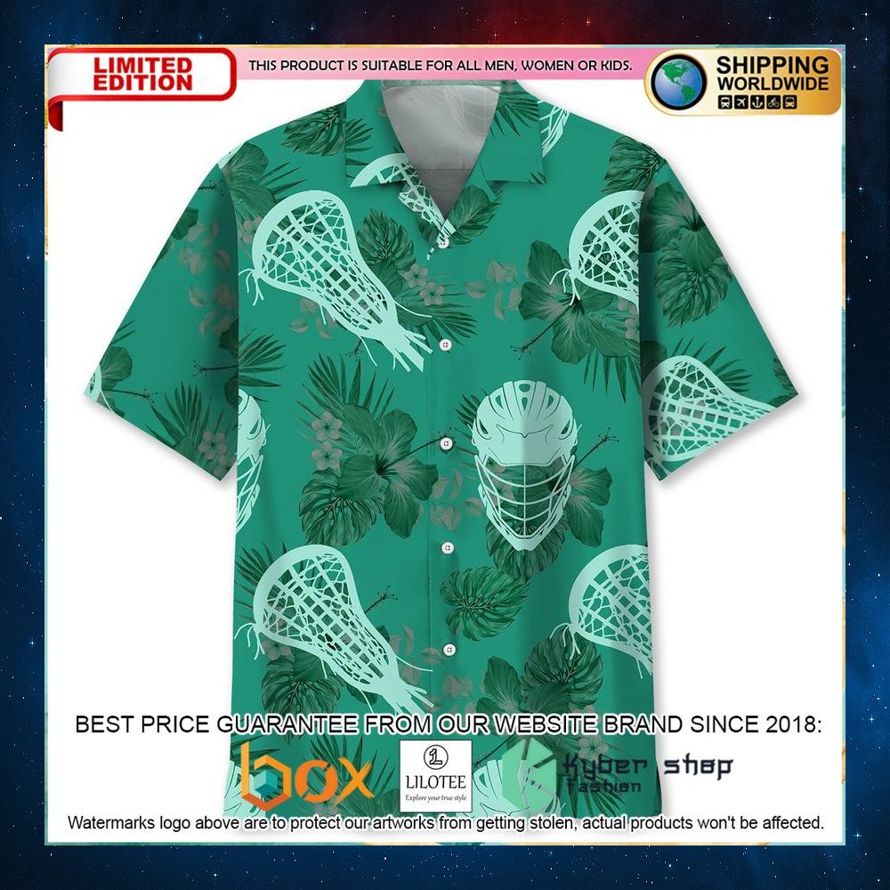 lacrosse kelly green hawaiian shirt 1 116