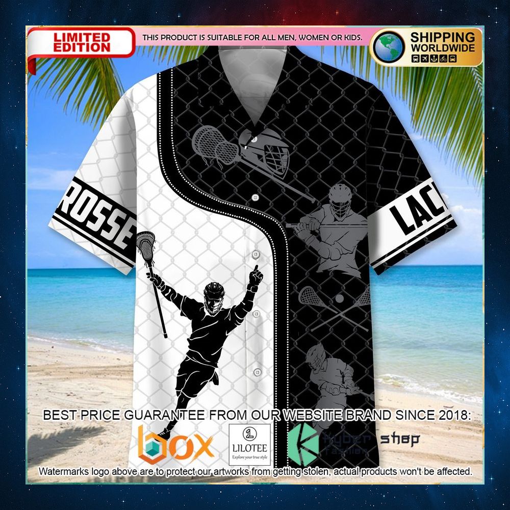 lacrosse mesh pattern hawaiian shirt 2 821