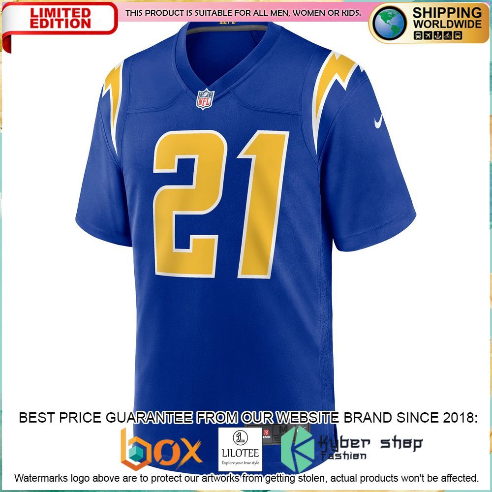 ladainian tomlinson los angeles chargers nike retired alternate royal football jersey 2 70