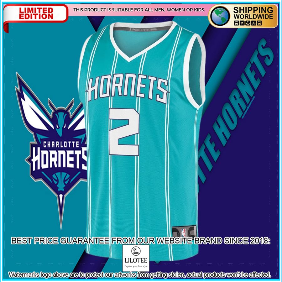 LaMelo Ball Charlotte Hornets 2020-21 Teal Basketball Jersey - LIMITED EDITION 5 lamelo ball charlotte hornets 2020 21 teal basketball jersey 5 76
