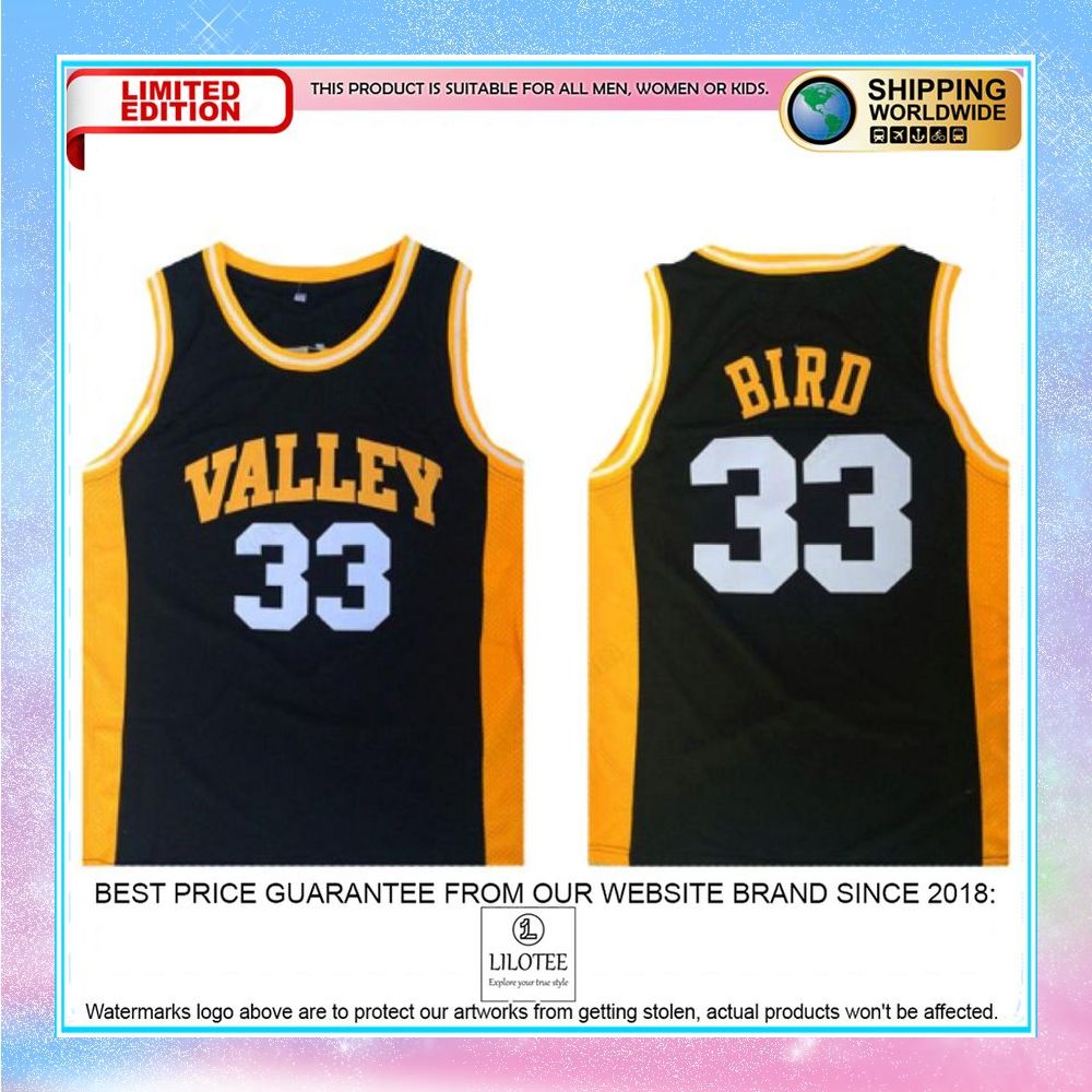 larry bird valley high school basketball jersey 1 859