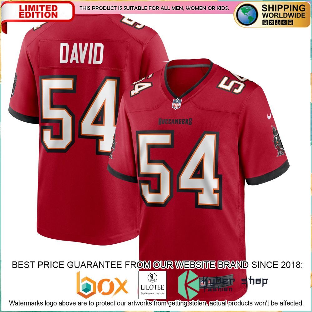 lavonte david tampa bay buccaneers nike red football jersey 1 75
