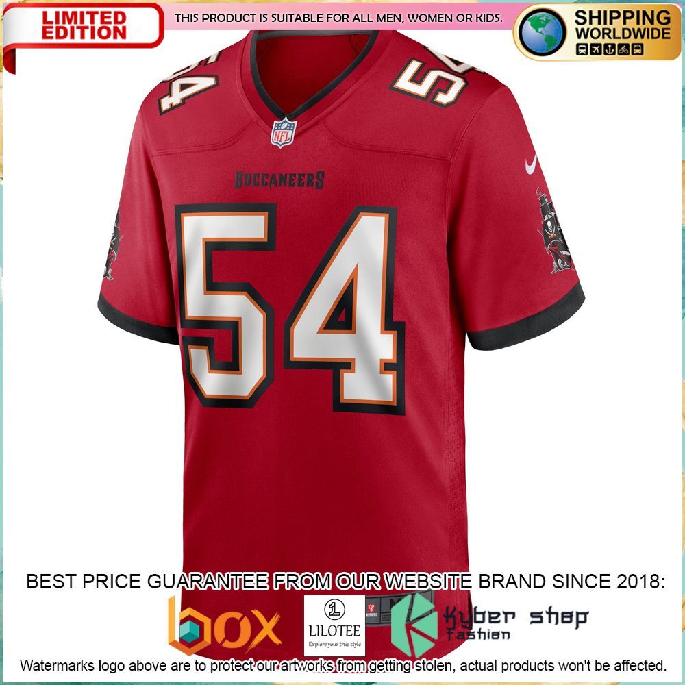 lavonte david tampa bay buccaneers nike red football jersey 2 379