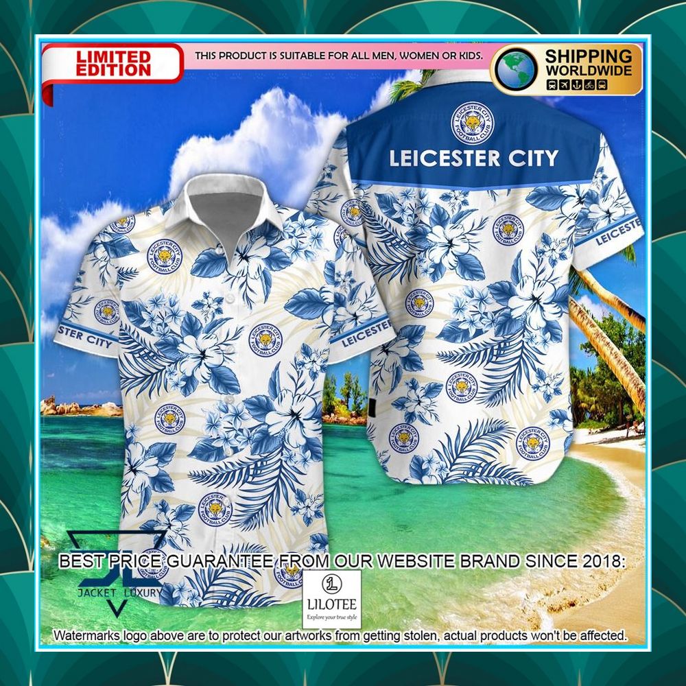 leicester city f c logo hawaiian shirt shorts 1 321