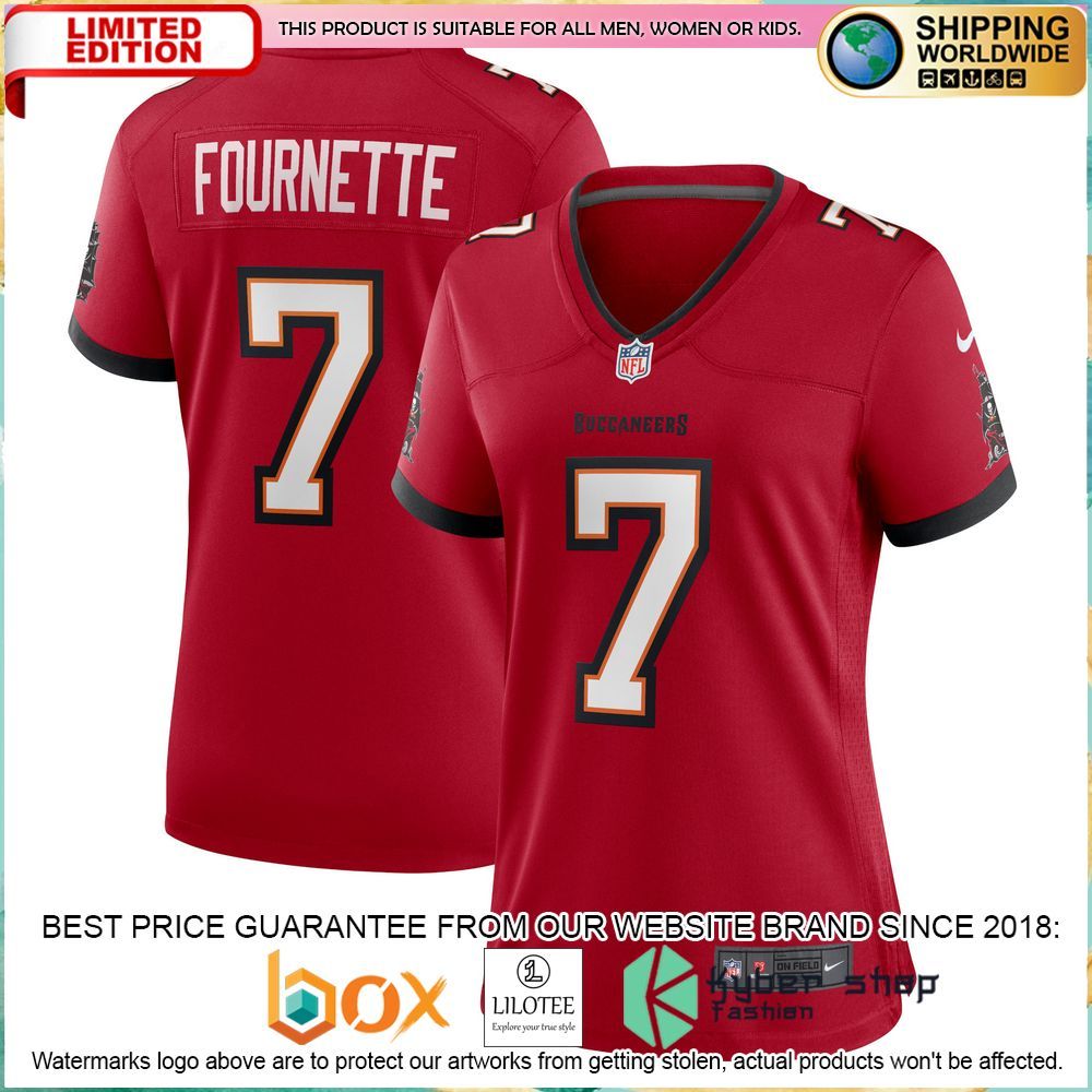 leonard fournette tampa bay buccaneers nike womens red football jersey 1 863