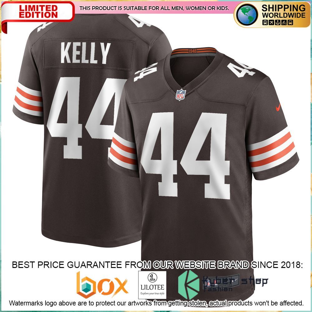 leroy kelly cleveland browns team nike football retired brown football jersey 1 449
