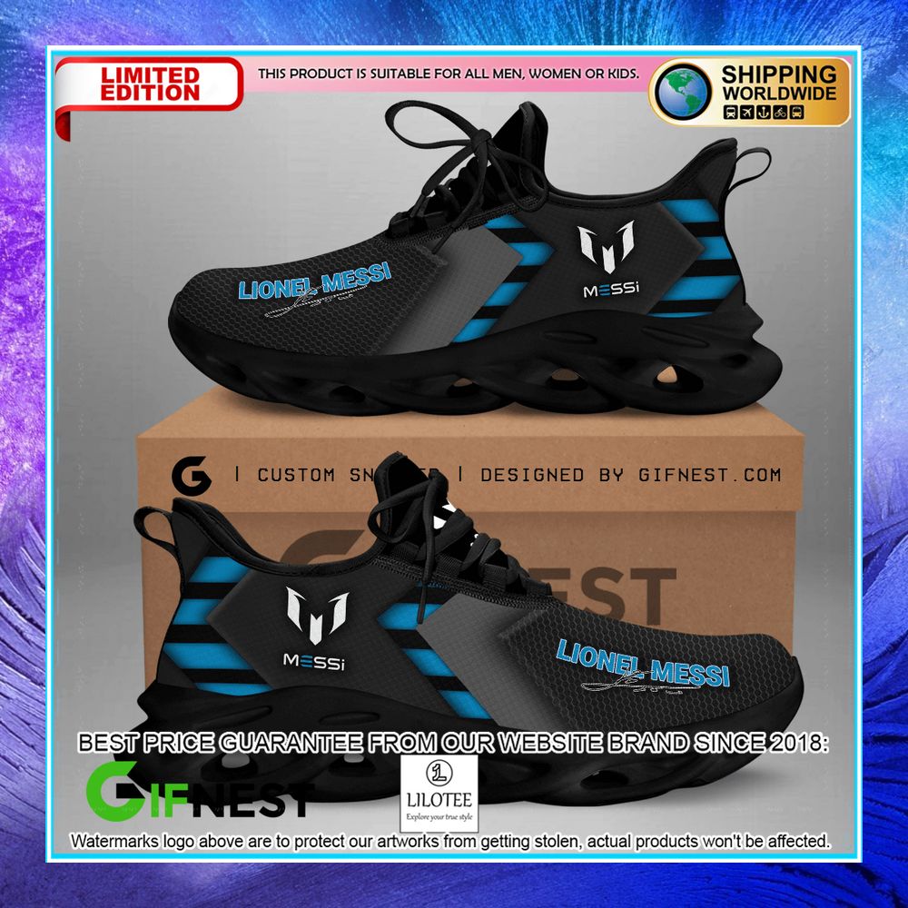 lionel messi black clunky max soul shoes 1 552