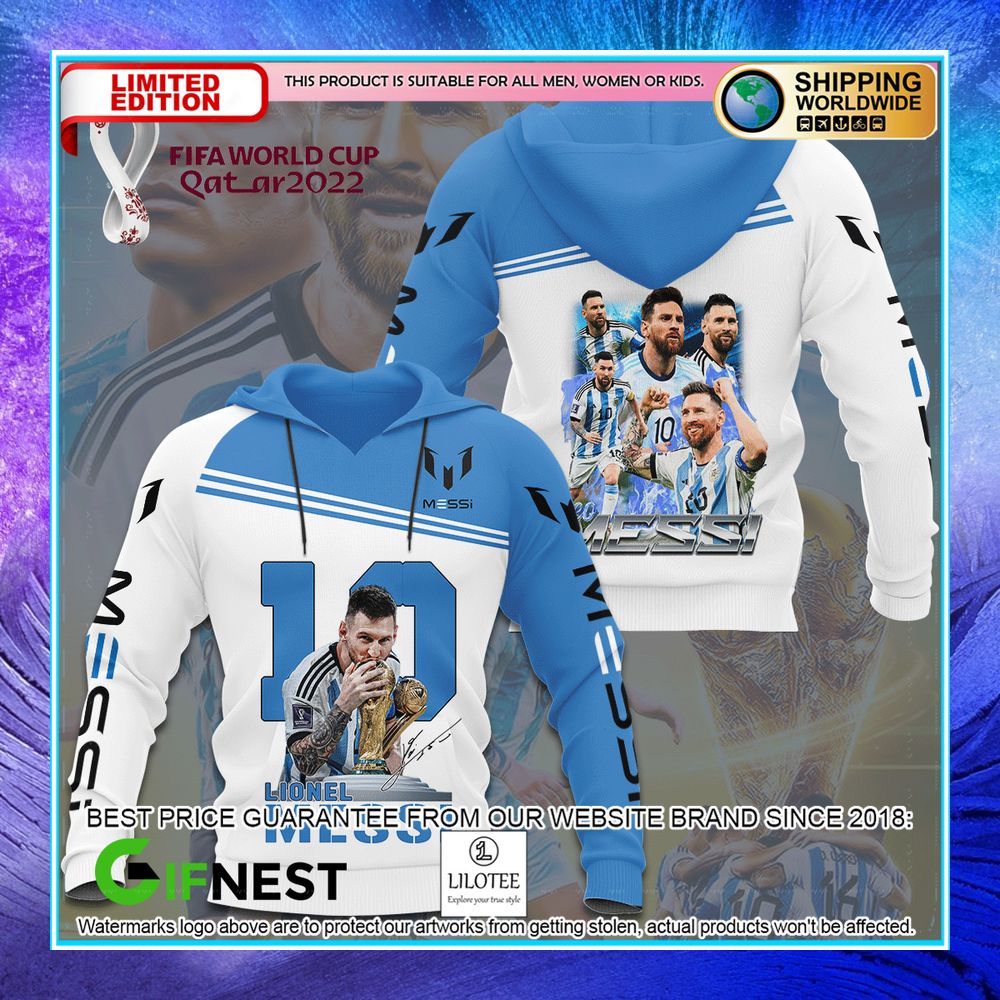 lionel messi champion world cup 2022 3d hoodie t shirt 2 227