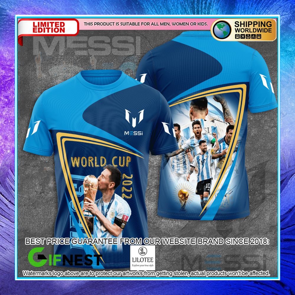 lionel messi champion world cup 2022 blue 3d hoodie t shirt 1 249