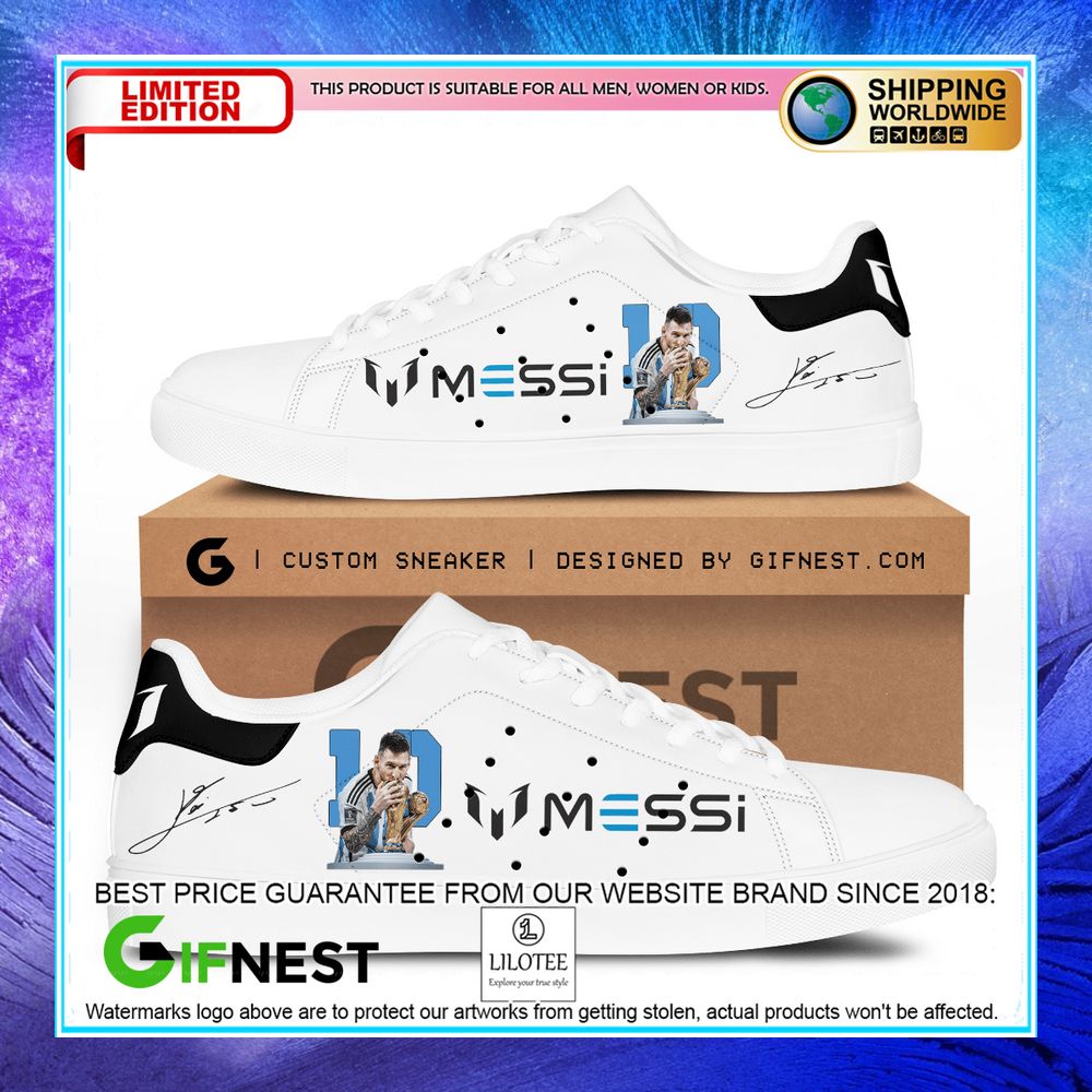 lionel messi fifa world cup 2022 stan smith shoes 2 450