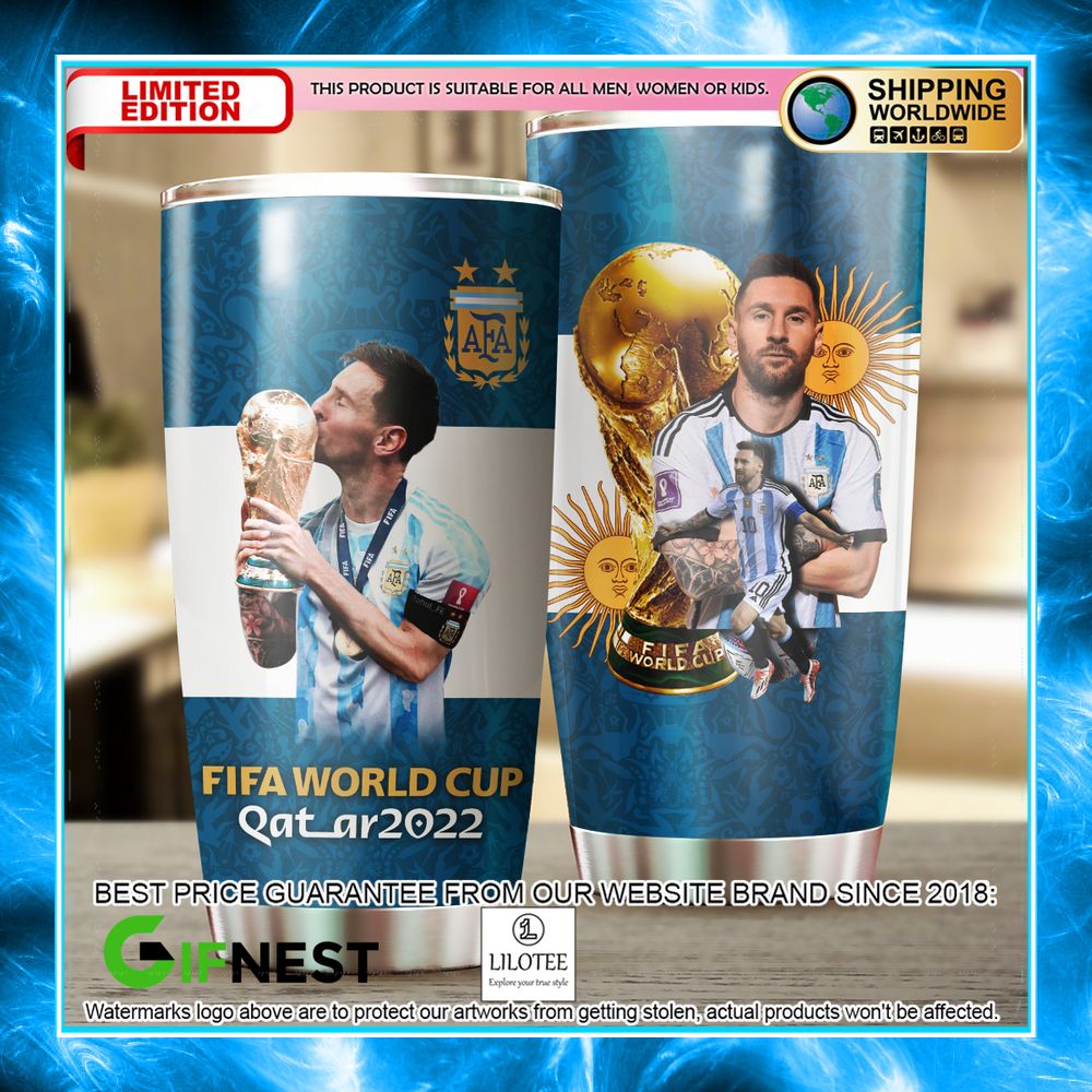 lionel messi fifa world cup qatar 2022 tumbler 1 476