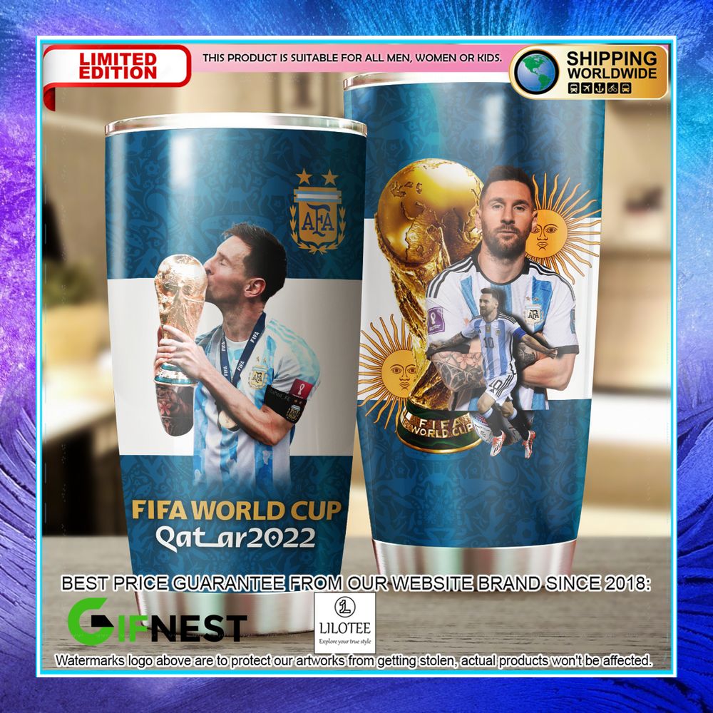 lionel messi fifa world cup qatar 2022 tumbler 1 687